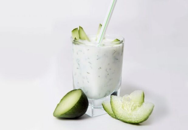 Cucumber kefir diet