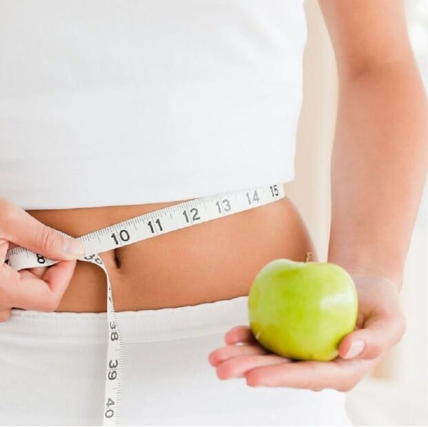 Reduction in waistline during weight loss in a week