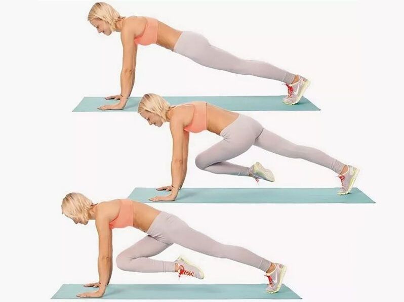 plank squat